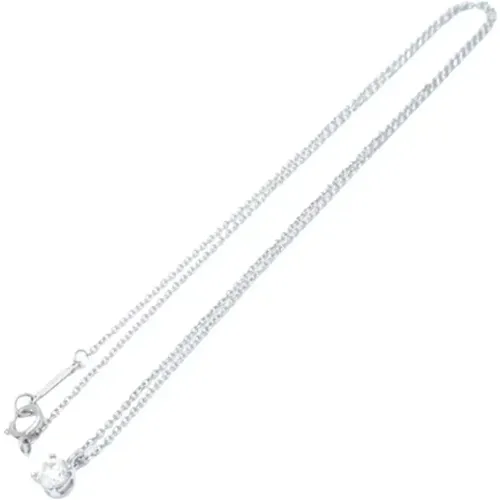 Pre-owned Jewellery, female, , Size: ONE SIZE Pre-owned Silver necklaces - Tiffany & Co. Pre-owned - Modalova