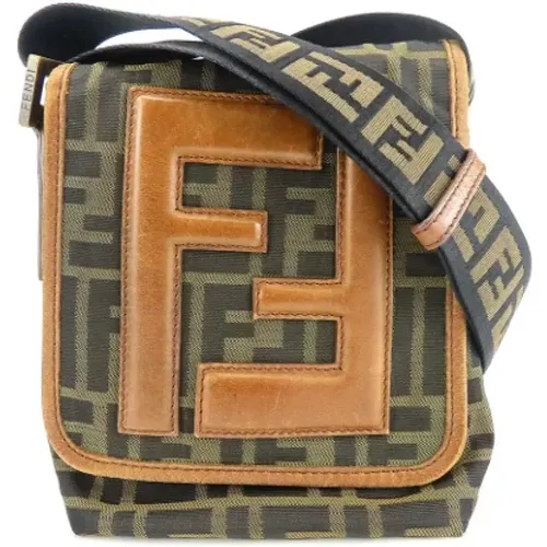 Pre-owned Cross Body Bags, female, , Size: ONE SIZE Pre-owned Canvas fendi-bags - Fendi Vintage - Modalova