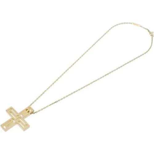 Pre-owned Jewellery, unisex, , Size: ONE SIZE Pre-owned Gold necklaces - Versace Pre-owned - Modalova