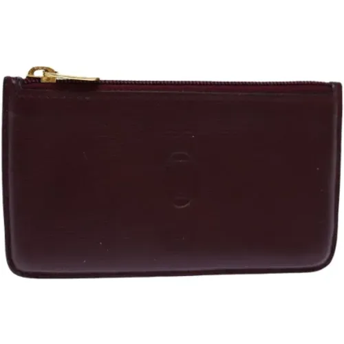 Pre-owned Wallets, female, , Size: ONE SIZE Pre-owned Leather wallets - Cartier Vintage - Modalova