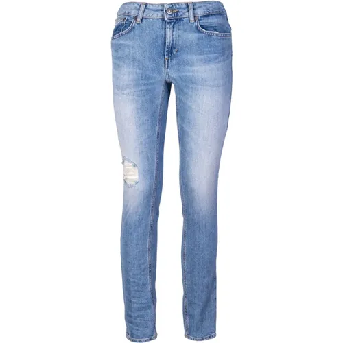 Skinny Fit Denim Monroe Jeans - Dondup - Modalova