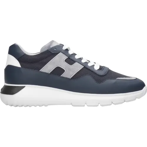 Blaue Interactive3 Sneakers , Herren, Größe: 42 EU - Hogan - Modalova