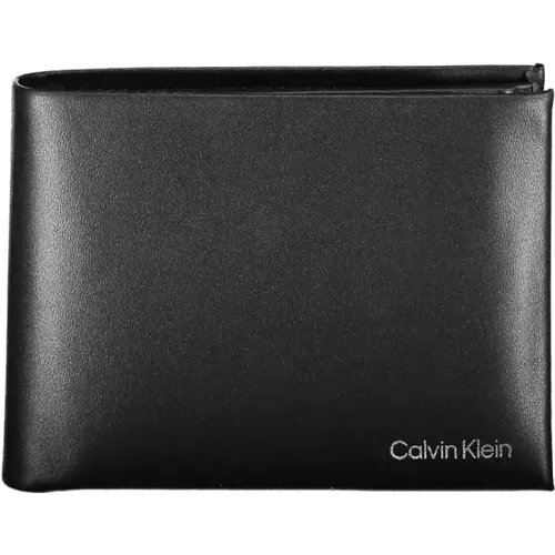 Wallets & Cardholders, male, , Size: ONE SIZE Leather Wallet - Calvin Klein - Modalova