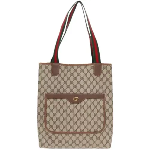 Pre-owned Tote Bags, female, , Size: ONE SIZE Pre-owned Canvas totes - Gucci Vintage - Modalova