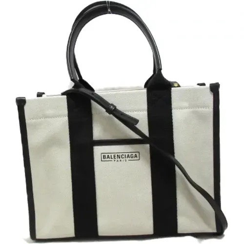 Pre-owned Tote Bags, female, , Size: ONE SIZE Pre-owned Canvas balenciaga-bags - Balenciaga Vintage - Modalova