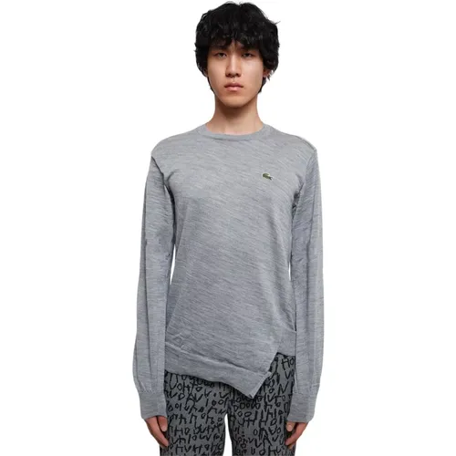 Grauer Pullover mit Logo-Print - Comme des Garçons - Modalova