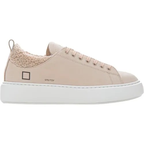 Sfera Teddy Lace Sneakers , female, Sizes: 4 UK, 6 UK, 7 UK - D.a.t.e. - Modalova