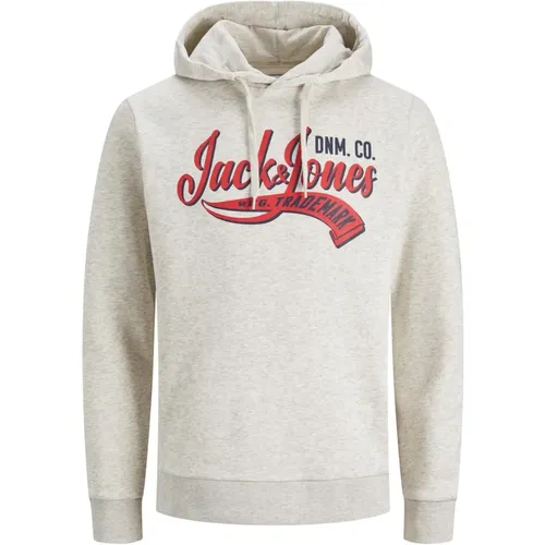 Essential Logo Hoodie Sweatshirt , Herren, Größe: M - jack & jones - Modalova