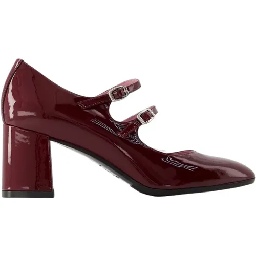 Pumps, female, , Size: 7 US Alice Pumps - Patent Leather - Bordeaux - Carel - Modalova