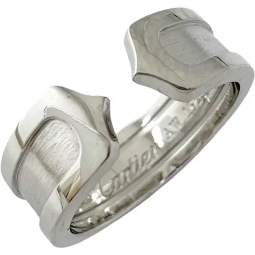 Pre-owned White Gold rings , female, Sizes: ONE SIZE - Cartier Vintage - Modalova