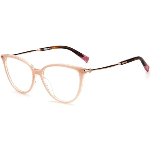 Glasses, female, , Size: ONE SIZE Acetate Frame Eyewear with Nude Dial - Missoni - Modalova