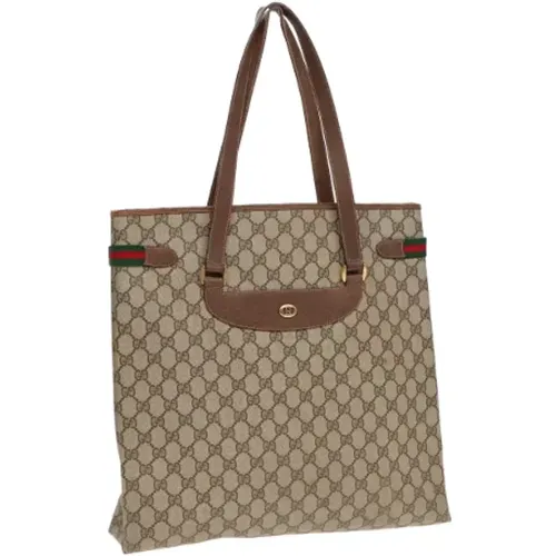 Pre-owned Tote Bags, female, , Size: ONE SIZE Pre-owned Leather totes - Gucci Vintage - Modalova