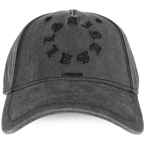 Caps, male, , Size: ONE SIZE Cap with Gothic Tierra Logo - AllSaints - Modalova