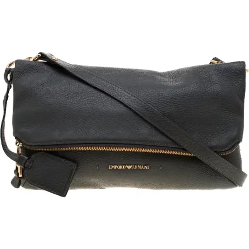 Pre-owned Cross Body Bags, female, , Size: ONE SIZE Pre-owned Leather shoulder-bags - Armani Pre-owned - Modalova