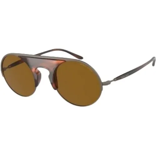 Sunglasses, male, , Size: 51 MM Acetate Sunglasses Ar6128-300633 - Giorgio Armani - Modalova