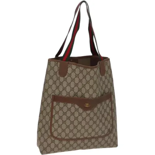 Pre-owned Tote Bags, female, , Size: ONE SIZE Pre-owned Leather totes - Gucci Vintage - Modalova