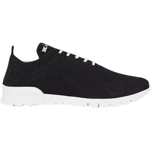 Schwarze Laufschuhe mit nahtlosem Strickobermaterial , Damen, Größe: 38 EU - Kiton - Modalova