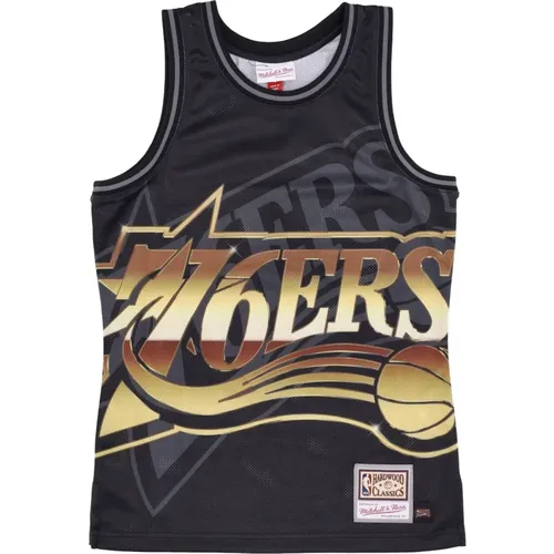 Sportswear, male, , Size: M NBA Big Face Tank Top - Mitchell & Ness - Modalova