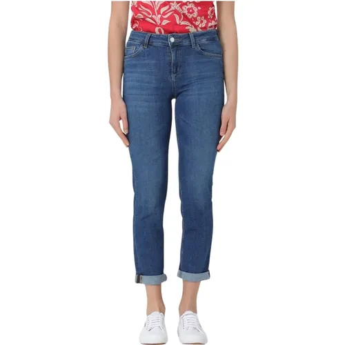 Cropped Jeans , female, Sizes: W31, W28 - Liu Jo - Modalova