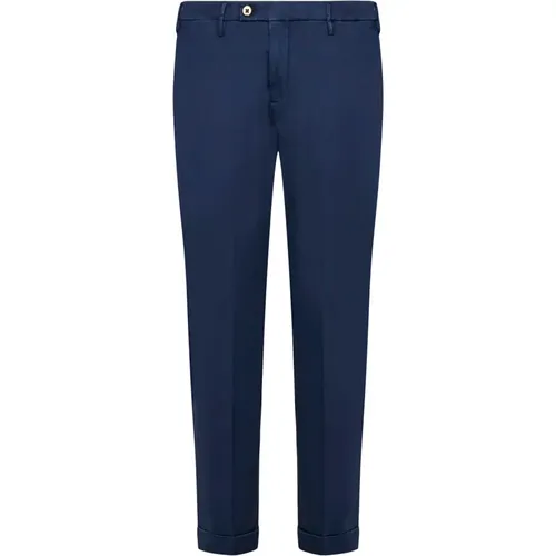 Slim-Fit Stretch Cotton Trousers , male, Sizes: W30, W38, W33, W36, W42, W32, W34, W40, W31 - Michael Coal - Modalova