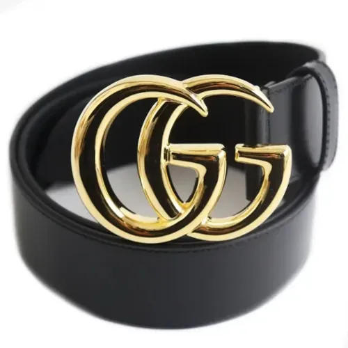 Pre-owned Belts, male, , Size: ONE SIZE Pre-owned Leather belts - Gucci Vintage - Modalova