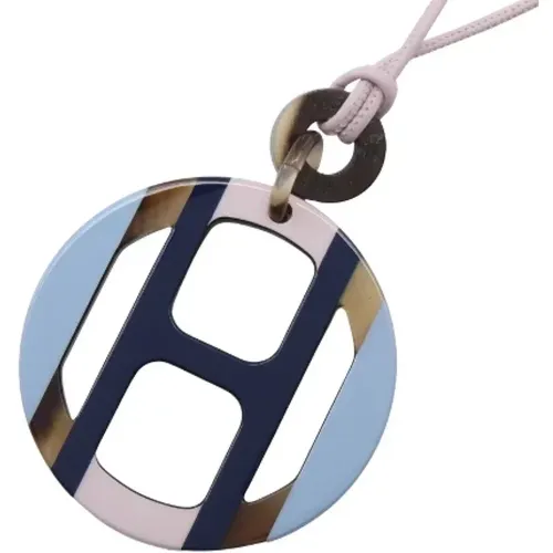 Pre-owned Jewellery, female, , Size: ONE SIZE Pre-owned Fabric necklaces - Hermès Vintage - Modalova