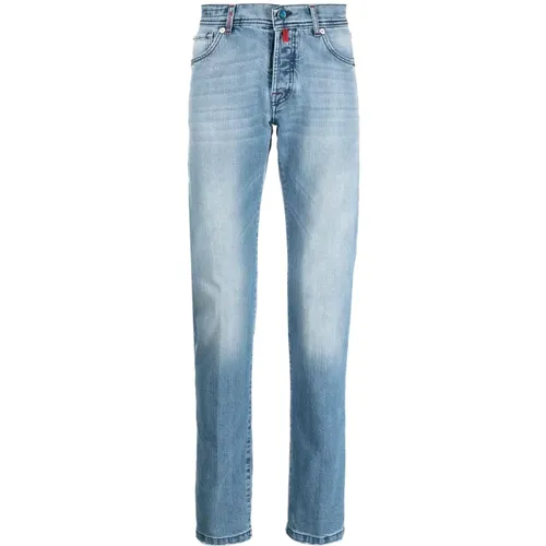 Vintage Straight-Leg Jeans , male, Sizes: W31 - Kiton - Modalova