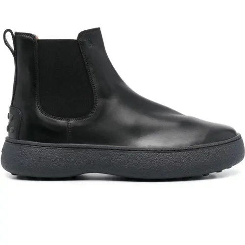 Chelsea Boots, male, , Size: 10 US Leather Chelsea Boots - TOD'S - Modalova