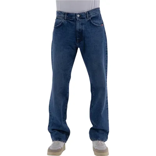 Dirty Used Denim Jeans , male, Sizes: W34, W30 - Amish - Modalova