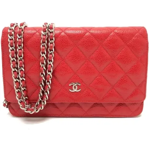 Pre-owned Leather chanel-bags , female, Sizes: ONE SIZE - Chanel Vintage - Modalova