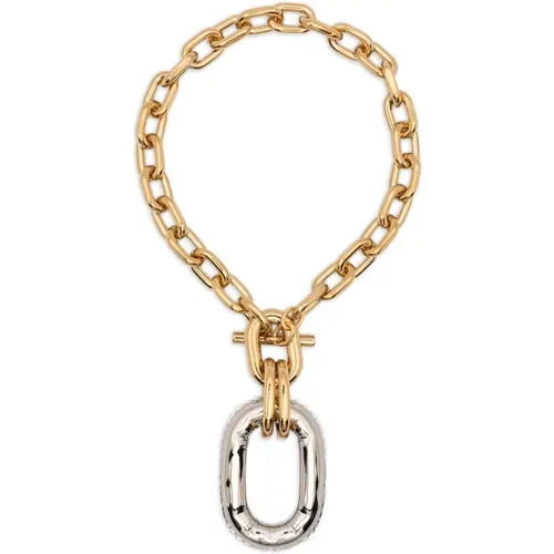 Necklaces, female, , Size: ONE SIZE Toggle Bar Necklace - Rabanne - Modalova