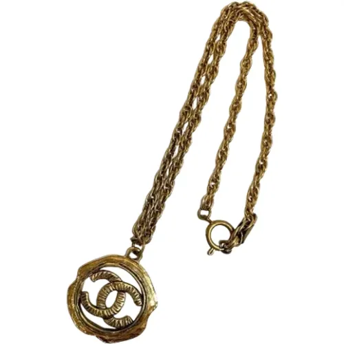 Pre-owned Jewellery, female, , Size: ONE SIZE Pre-owned Metal necklaces - Chanel Vintage - Modalova