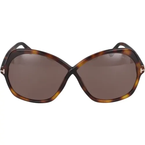 Stylische Sonnenbrille Ft1013 , Damen, Größe: 64 MM - Tom Ford - Modalova