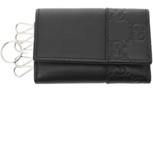 Pre-owned Accessories, male, , Size: ONE SIZE Pre-owned Leather wallets - Gucci Vintage - Modalova