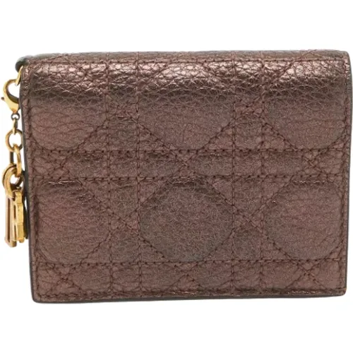 Pre-owned Wallets, female, , Size: ONE SIZE Pre-owned Leather wallets - Dior Vintage - Modalova