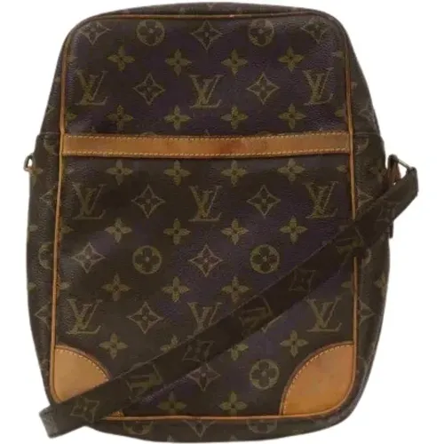 Pre-owned Cross Body Bags, female, , Size: ONE SIZE Pre-owned Canvas Shoulder Bag - Louis Vuitton Vintage - Modalova