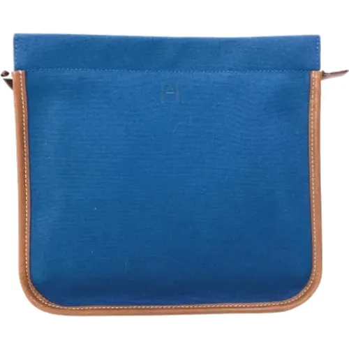 Pre-owned Clutches, male, , Size: ONE SIZE Pre-owned Fabric clutches - Hermès Vintage - Modalova