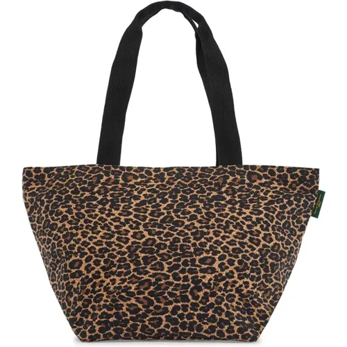 Animal Print Tote Bag with Double Zip , female, Sizes: ONE SIZE - Hervé Chapelier - Modalova