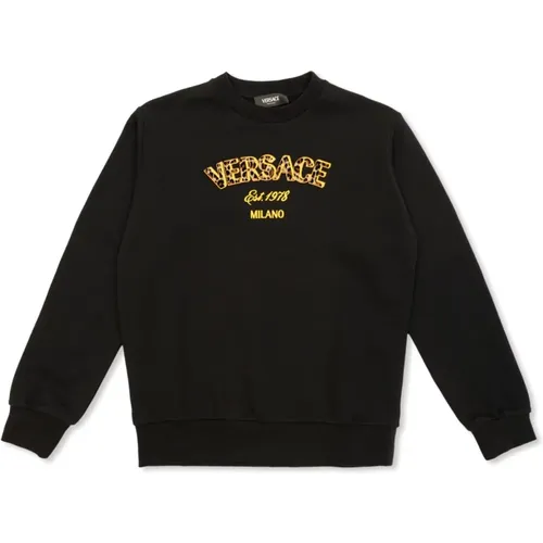 Sweatshirt mit Logo Versace - Versace - Modalova