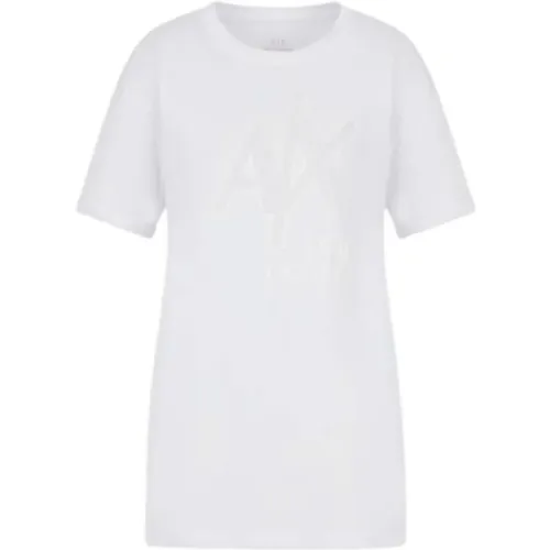 Basic T-Shirt , female, Sizes: S, L, XS - Armani Exchange - Modalova
