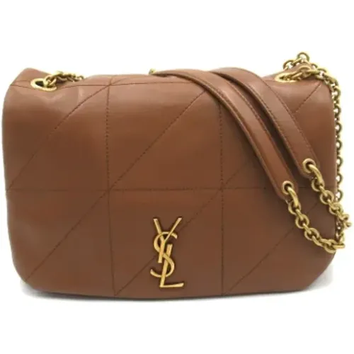 Pre-owned Shoulder Bags, female, , Size: ONE SIZE Pre-owned Leather shoulder-bags - Yves Saint Laurent Vintage - Modalova