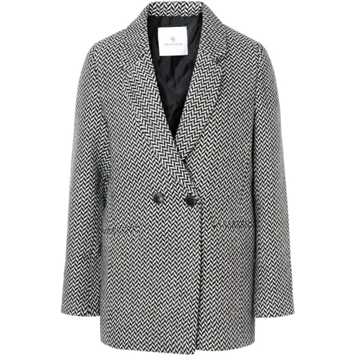 Fishbone and white blazer jacket , female, Sizes: XS, XL, L, S - Anine Bing - Modalova