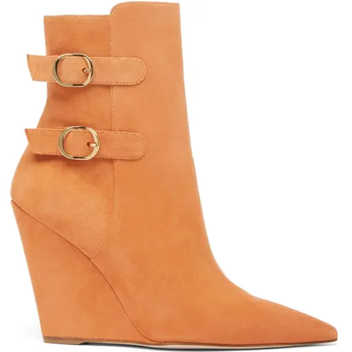 Western-inspirierter Saloon 100 Wedge Boot , Damen, Größe: 39 EU - Stuart Weitzman - Modalova