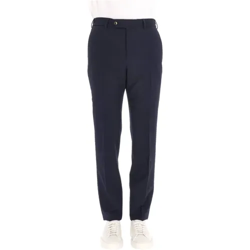 Suit Trousers, male, , Size: S Wool Slim Jogger Trousers - PT Torino - Modalova