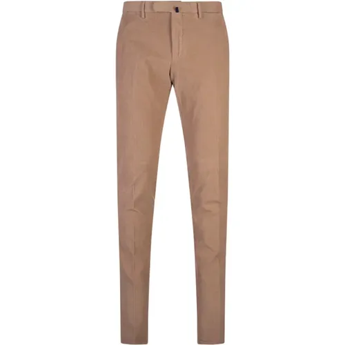 Chinos, male, , Size: 3XL Slim Fit Corduroy Trousers - Incotex - Modalova