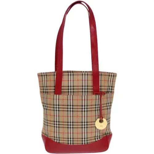 Pre-owned Tote Bags, female, , Size: ONE SIZE Pre-owned Canvas totes - Burberry Vintage - Modalova