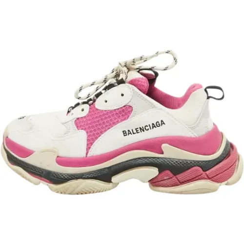 Pre-owned Sneakers, female, , Size: 9 US Pre-owned Leather sneakers - Balenciaga Vintage - Modalova