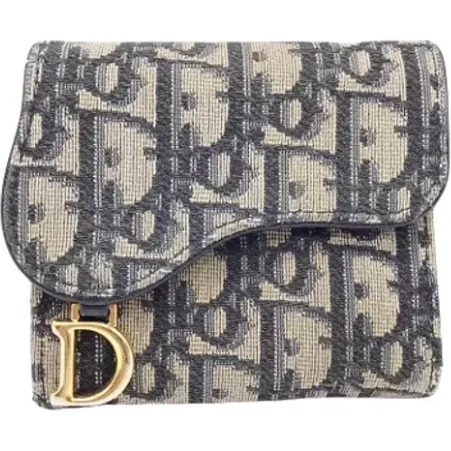 Pre-owned Canvas wallets , female, Sizes: ONE SIZE - Dior Vintage - Modalova