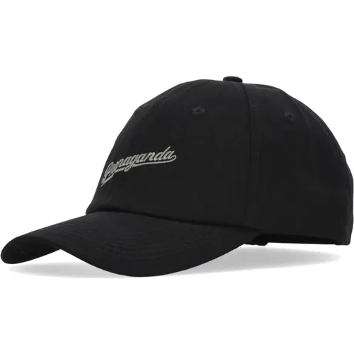 Schwarze Signature Dad Hat Streetwear - Propaganda - Modalova
