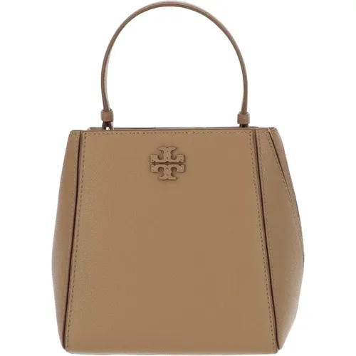 Leder-Schultertasche mit Logo-Verschluss - TORY BURCH - Modalova